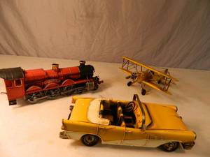 3 Cool Metal Transportation Decorations