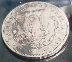 1893-CC CARSON CITY MORGAN SILVER DOLLAR VF KEY DATE COIN