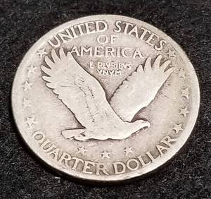 1927-S STANDING LIBERTY QUARTER BETTER DATE COIN