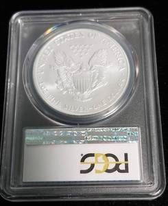 2005 AMERICAN SILVER EAGLE 1 TROY OZ. .999 FINE SILVER MS69 PCGS