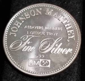 1 TROY OZ. .999 FINE SILVER JM RIGHT TO TRIAL BY JURY