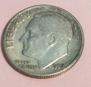 GROUP OF 4 SILVER ROOSEVELT DIMES AS PICTURED
