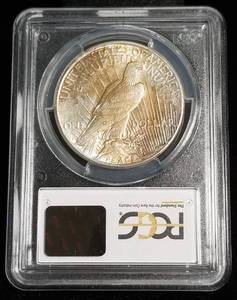 1924-S PEACE SILVER DOLLAR AU55 PCGS