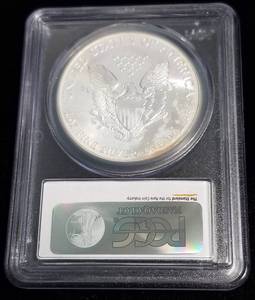 2000 AMERICAN SILVER EAGLE 1 TROY OZ. .999 FINE SILVER BU PCGS