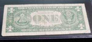 1957 US BLUE SEAL $1 SILVER CERTIFICATE