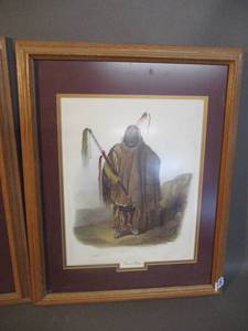 lot 38 image: 2 Framed Prints Pehriska-Ruhpa