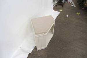 lot Z16 image: Hover Image to Zoom Whitaker White Storage Bench NO BASKET