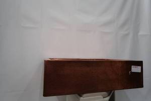 lot S8 image: HAMMERED COPPER FARMHOUSE SINK SINGLE-33X22