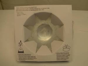 lot 39 image: Halo Super trim White Trim with White Baffle Baffle Recessed Light Trim (Fits Housing Diameter 6-in)