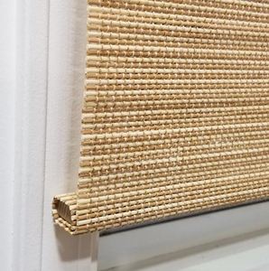 lot 61 image: Home Decorators Collection Natural Cordless Light-Filtering UV Protection Bamboo Shades 33.5 in. W x 48 in. L