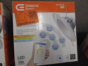 lot 213 image: 2 CE 5& 6 inch Smart LED Downlights...