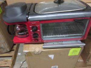 lot 15 image: 3-In-1 Breakfast Station open box, ...