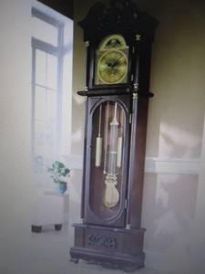 lot 39 image: Westminster Grandfather Clock open ...