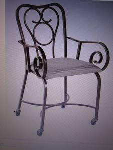 lot 42 image: Scroll Dining Chairs Set of 2 open ...
