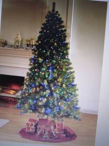 lot 58 image: 6 Ft Instant Light Tree open box Re...