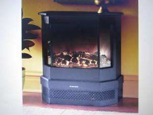 lot 63 image: 3-Sided Contemporary Classic Firep...