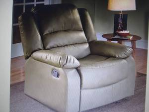 lot 72 image: Overstuffed Recliner open box Retai...