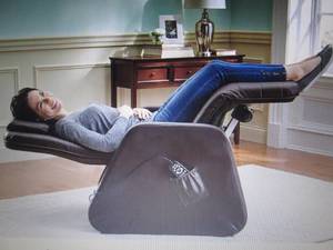 lot 76 image: Powered Zero Gravity Chair open box...