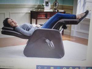 lot 77 image: Powered Zero Gravity Chair open box...