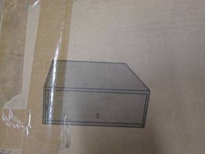 lot 100 image: Slim Bathroom Stand open box Assemb...