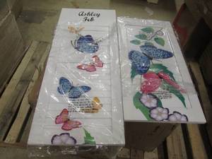 lot 106 image: Personalized Butterfly Decorative S...
