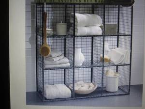 lot 108 image: 9-Cubby Wire Wall Unit open box Ret...