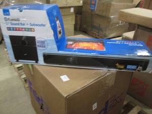 lot 117 image: 37 Wireless Sound Bar with Subwoof...