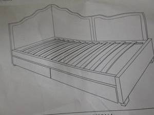 lot 128 image: Daybed with Storage open box Retail...