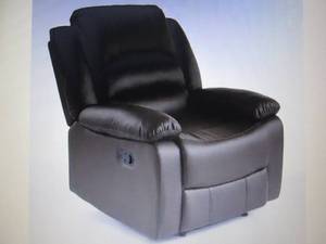 lot 132 image: Overstuffed Recliner open box Retai...