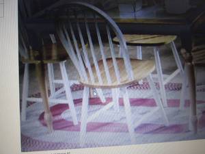 lot 138 image: Tile Top Dining Chairs open box Ass...