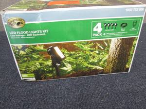 lot 164 image: Low Voltage Black Outdoor Integrate...