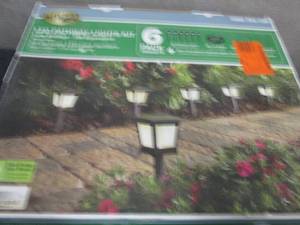 lot 173 image: Low Voltage Black Outdoor Integrate...