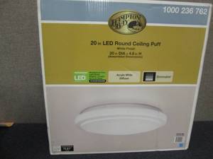 lot 207 image: Hampton Bay Dimmable 20 in. Round W...