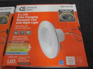 lot 210 image: 2 CE 6 in. Selectable Integrated LE...