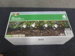 lot 216 image: LED Low Voltage Flood Lights 4pk by...