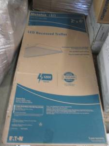 lot 234 image: Metalux 2 ft. x 4 ft. White Integra...