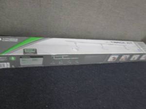 lot 239 image: Step Baffle 44.5 in. 3-Light White ...