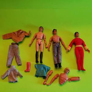 lot 7 image: 1970s Mego mixed set.