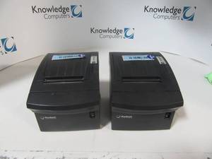 lot 28 image: Lot of 2 Radiant Systems Thermal Label Printers