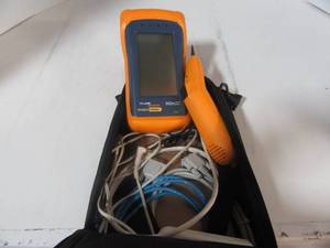 lot 49 image: FLUKE Measuring and Testing Equipment Full Kit,  cables case