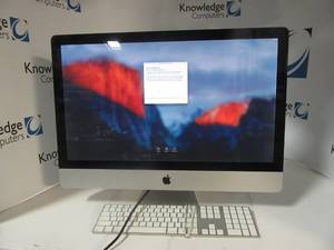 lot 36 image: Apple All in One 27 in&nbspIntel Core i5-2400 3.10GHz