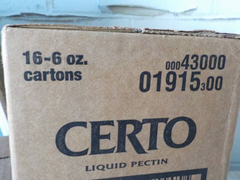 Case of Frozen Certo 16 -6 oz pkg p...