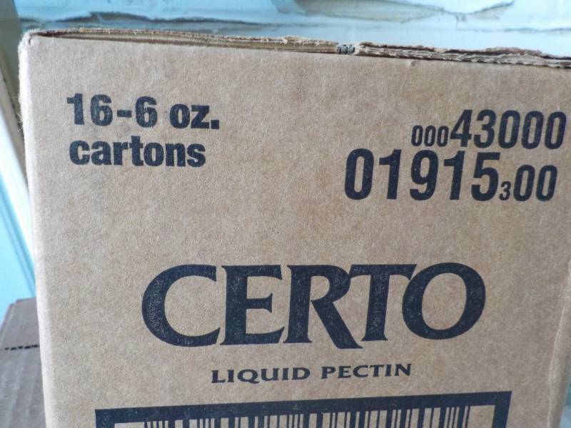 Case of Frozen Certo 16 -6 oz pkg p...
