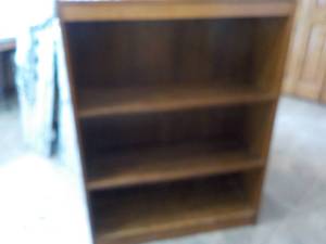Wood Book Case 2 adjustable shelves...