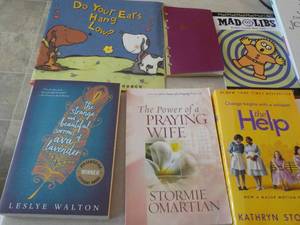 Books in a storage box...