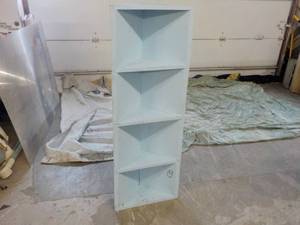 Blue Painted Corner Shelf 48 x 15 x...