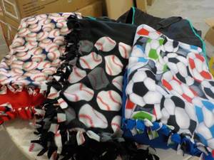 Sports Blankets, Bags in a Laundry ...