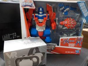 Playskool Heros and VR Headset...