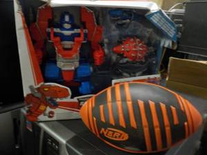 Playskool Heros and Nerf Football...