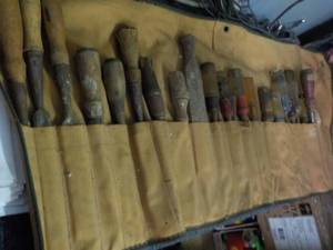 Set of Tools in a Tool Holder...